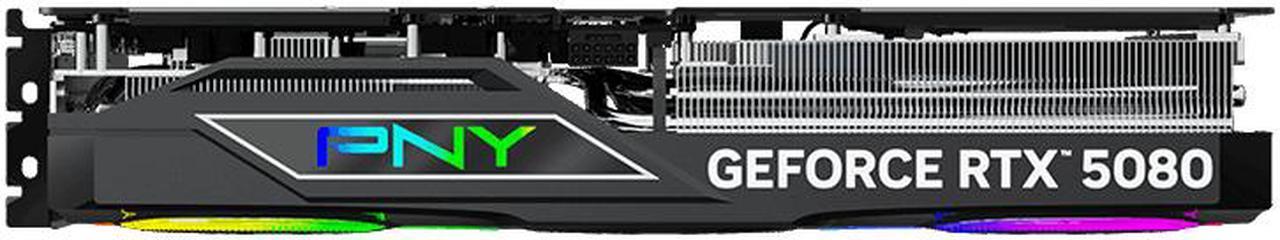 PNY ARGB OC GeForce RTX 5080 16GB 512-Bit GDDR7 DLSS Graphics Card VCG508016TFXXPB1-O