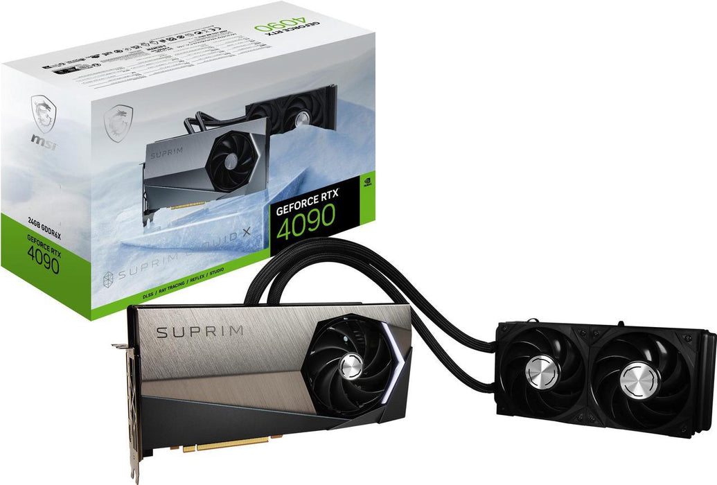 MSI Suprim GeForce RTX 4090 24GB GDDR6X PCI Express 4.0 Video Card RTX 4090 SUPRIM LIQUID X 24G