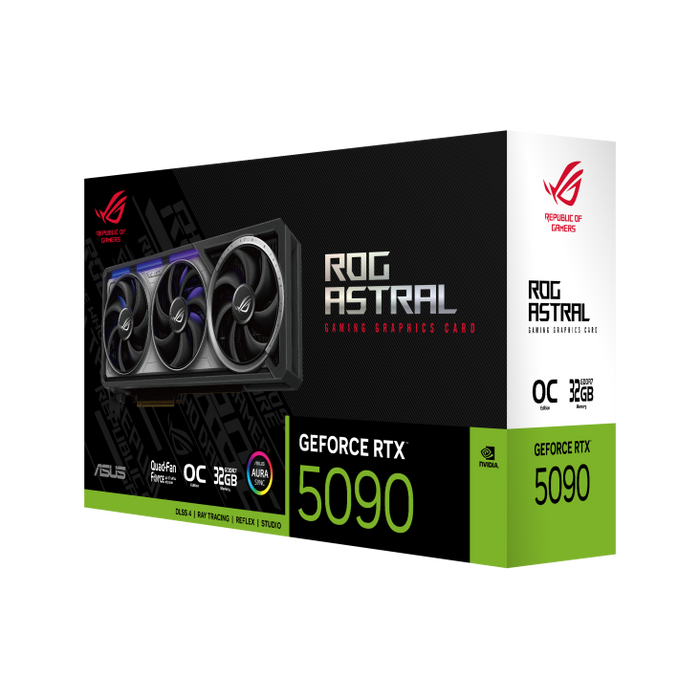 ASUS ROG Astral GeForce RTX 5090 32GB GDDR7 OC Edition ROG-ASTRAL-RTX5090-O32G-GAMING