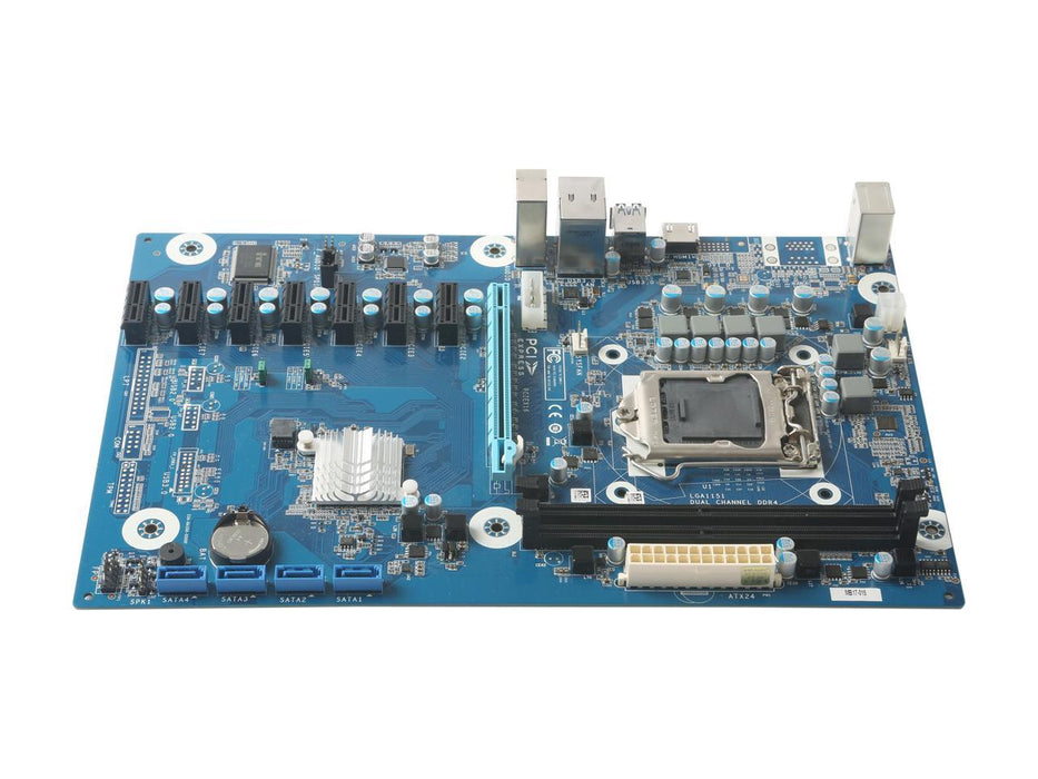 Refurbished ZOTAC B150 Mining ATX Motherboard for Cryptocurrency Mining with 7 PCIe x1 Slots (B150ATX-A-E)