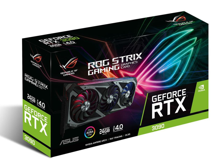 ASUS ROG Strix GeForce RTX 3090 DirectX 12 ROG-STRIX-RTX3090-O24G-GAMING 24GB Graphics Video Card