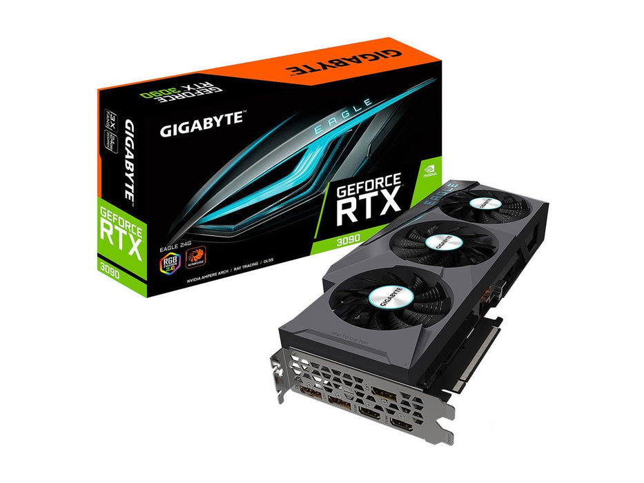 Gigabyte GeForce RTX 3090 Eagle 24G GV-N3090EAGLE-24GD 24GB Video Graphics Card