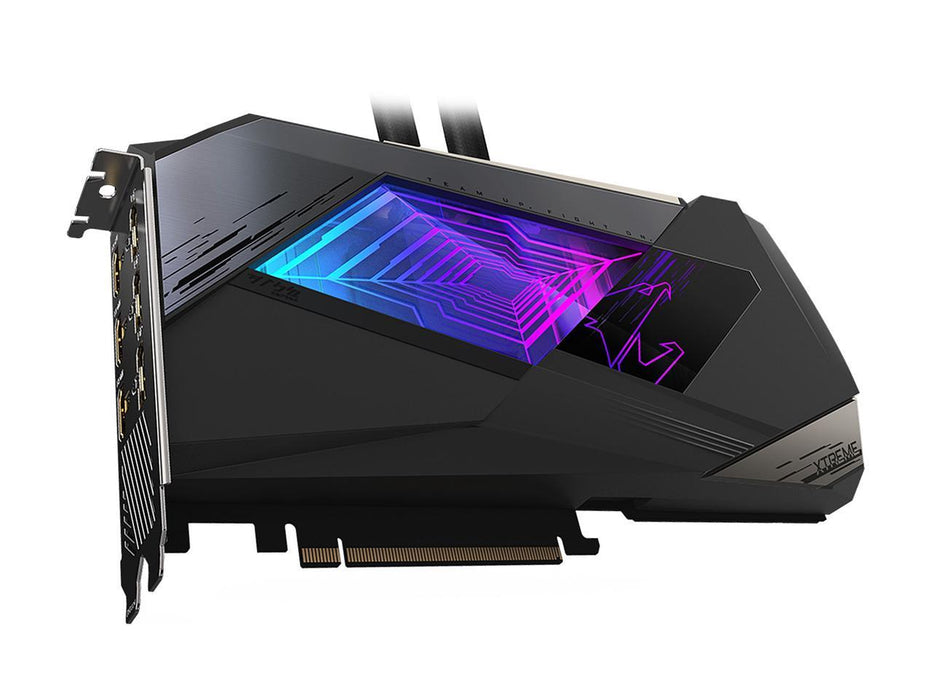 GIGABYTE AORUS GeForce RTX 3090 XTREME WATERFORCE Graphics Card, All-in-One Cooling, 24GB 384-bit GDDR6X, GV-N3090AORUSX W-24GD