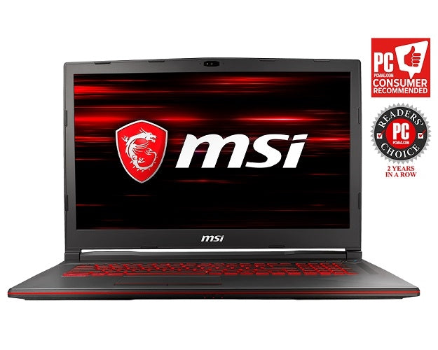 MSI Notebook GL738RD031 17.3 Core i7-8750 16GB 128GB+1TB GeForce GTX1050 TI Window 10 Retail