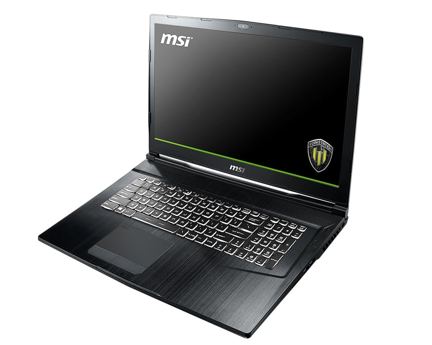 MSI Notebook WE73292 WE73 8SK-292 17.3 inch Core i7-8750H 16GB 512GB Quadro P3200 Win10 Pro Retail