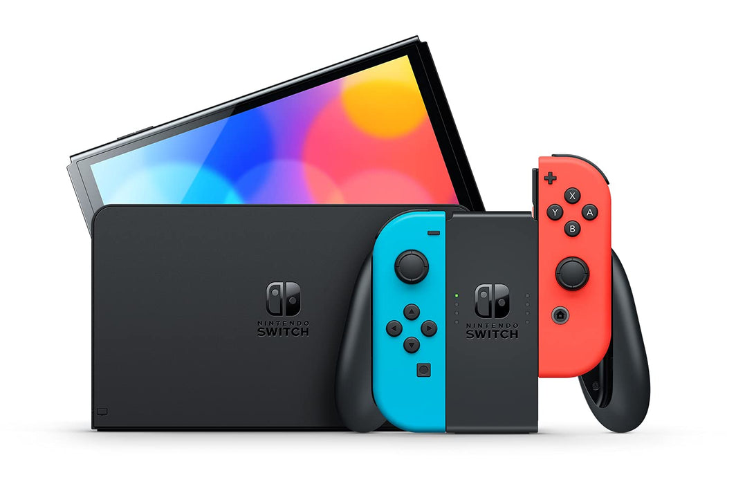 Nintendo Switch OLED, Neon (2021 Model)