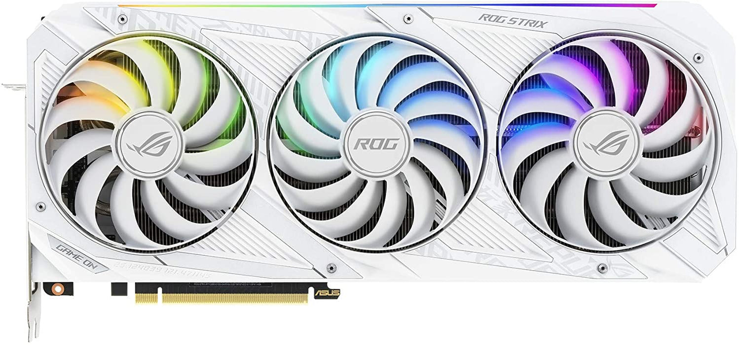 ASUS ROG Strix GeForce RTX 3090 DirectX 12 White Edition ROG-STRIX-RTX3090-O24G-GAMING 24GB Graphics Video Card